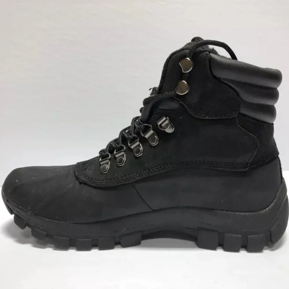 Kingshow Mens Waterproof Boots Black 8.5 M EU41